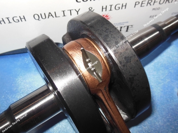 tête de bielle Vilebrequin, vilo, embiellage BARIKIT SPORT course 40mm pour mécaboite moteur DERBI euro 1 & 2 sauf GPR