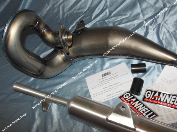 tube bride Pot d'échappement GIANNELLI pour YAMAHA DT R  X 125cc 2 temps 2004 a 2006