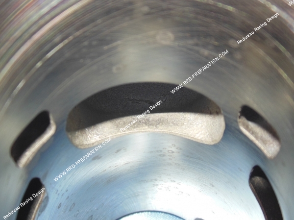 echappement Cylindre - piston sans culasse 50cc Ø40mm AIRSAL T6 aluminium (axe de 10mm) minarelli horizontal air (ovetto, neos, ...)
