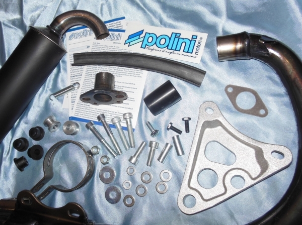 visserie échappement POLINI FOR RACE 4 pour MINARELLI Vertical (booster, bws)
