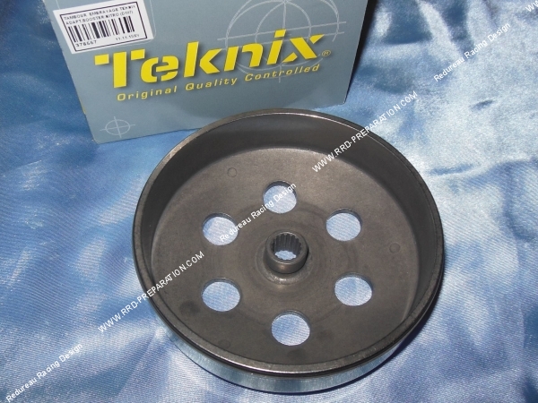 vue cloche d’embrayage TEKNIX Ø105107mm au choix pour scooter minarelli (booster, bw's, nitro, aerox...)