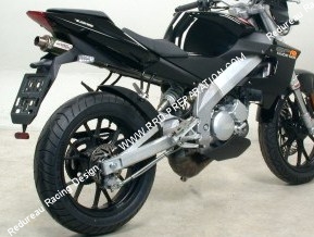 vue echappement pot giannelli derbi gpr racing nude 125 2004 2005