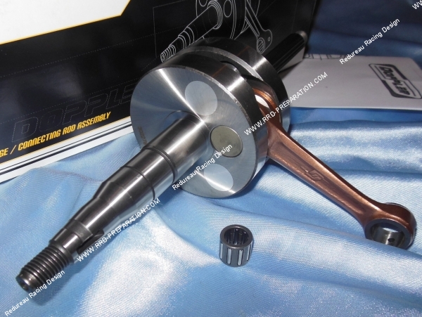 vue Vilebrequin, vilo, embiellage renforcé DOPPLER S1R axe Ø10mm pour scooter minarelli vertical (booster, bws)