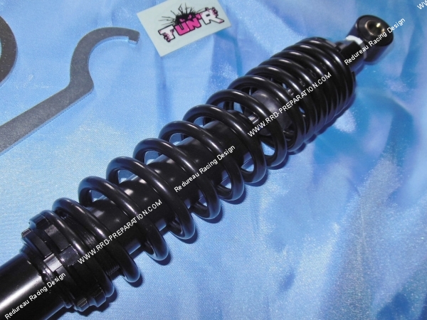 vue Amortisseur à ressort TUN'R réglable, entraxe 335mm pour maxi-scooter YAMAHA MAJESTY 125cc