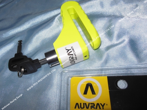 vue Antivol bloc disque AUVRAY 73D Ø10mm (moto, scooter, cyclo...)