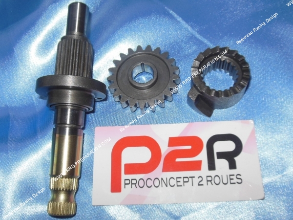 vue Axe de kick complet type origine P2R pour moteur MINARELLI am6