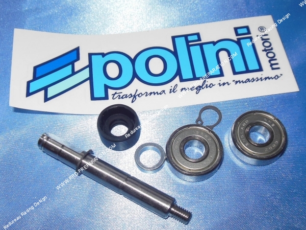 vue Axe de pompe à eau POLINI Motori pour scooter PIAGGIO  GILERA Liquide (Nrg, Zip, Runner...) 