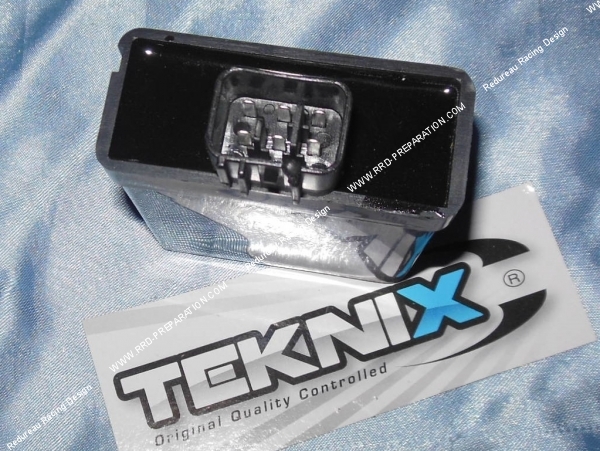 vue Boitier CDI TEKNIX pour allumage scooter minarelli booster, ovetto, nitro, stunt après 2003