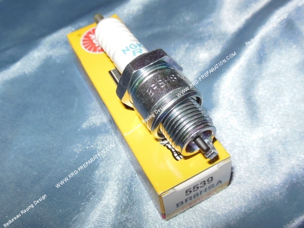 vue Bougie culot court NGK BR8HSA (indice moyen chaud)