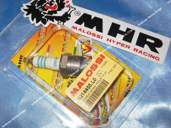 vue Bougie culot long MALOSSI MHR by DENSO IW27 iridium compétition (indice moyen froid)