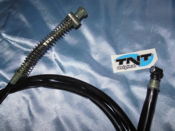 vue Câble  commande de frein arrière TNT scooter chinois GY6, PEUGEOT V-CLIC... longueur 192cm