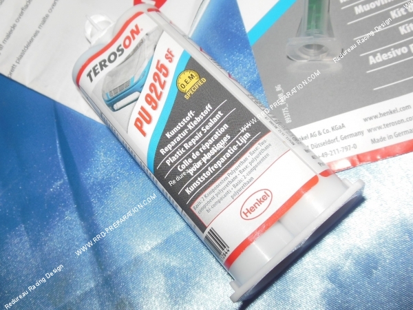 vue Colle bi-composants LOCTITE 9225SF de réparation pour plastique, pare choc, carénages, carrosserie... 50ml