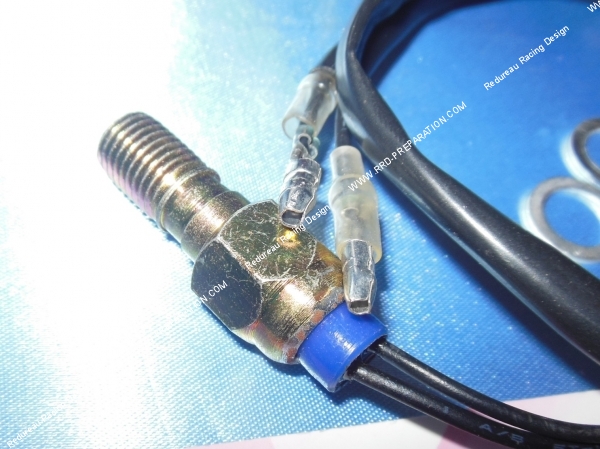 vue Contacteur de stop (frein) arrière P2R à visser  avec câble filetage Ø10mm universel