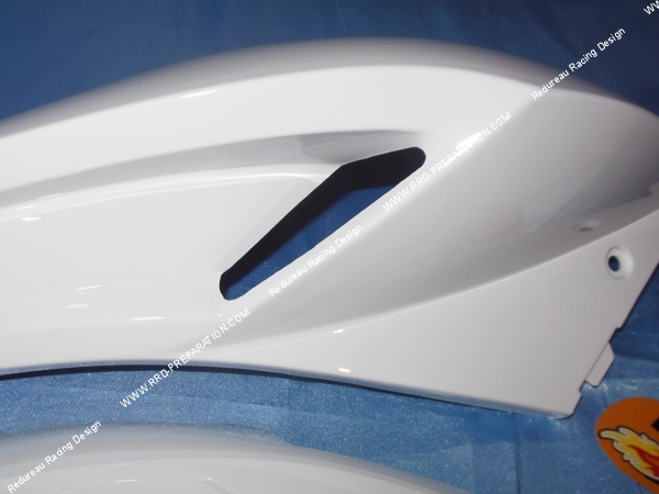 vue Coque arrière TUN'R scooter PEUGEOT LUDIX blanc  noir peint au choix