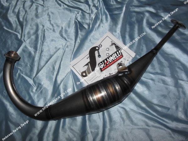 vue Corps d'échappement GIANNELLI passage bas pour APRILIA RS4 50cc 2010 a 2011