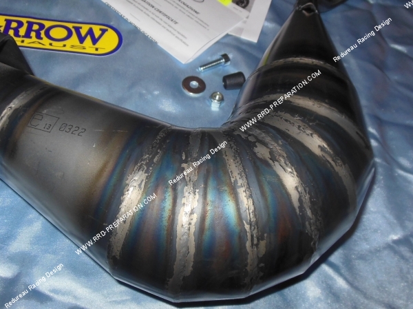 vue Corps d'échappement seul ARROW RACING pour DERBI GPR 125cc RACING & NUDE 2 temps 2004 à 2005