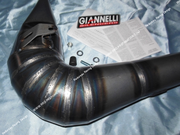 vue Corps d'échappement seul GIANNELLI pour DERBI GPR 125cc RACING & NUDE 2 temps 2004 à 2005