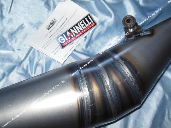 vue Corps d'échappement seul GIANNELLI pour HONDA NSR R 125cc 2 temps 1992 à 2001