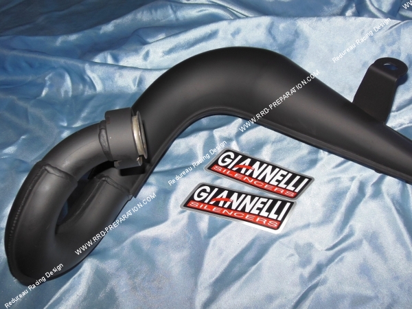 vue Corps d'échappement seul GIANNELLI pour YAMAHA DT MX 50cc 2 temps 1982 à 2001