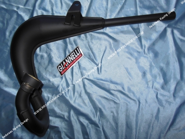 vue Corps d'échappement seul GIANNELLI pour YAMAHA DT R 50cc 2 temps 1982 à 1989 type 3HL