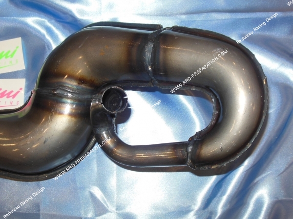 vue corps Pot d’échappement SIMONINI Racing PROLINE silencieux aluminium pour PIAGGIO CIAO, CIAO PX, BRAVO...