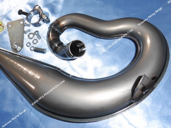 vue corrps Pot d'échappement MALOSSI MHR TOO BAD pour PIAGGIO CIAO, PX, BOXER, BRAVO...
