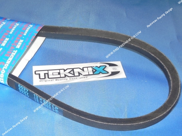 vue Courroie lisse type origine taille 13X852mm TEKNIX pour Peugeot 103 SP, MV, MVL, LM, VOGUE...