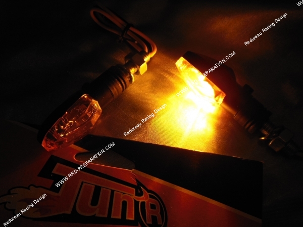 vue Clignotants TUN'R MICRO Triangle couleurs au choix homologué universel