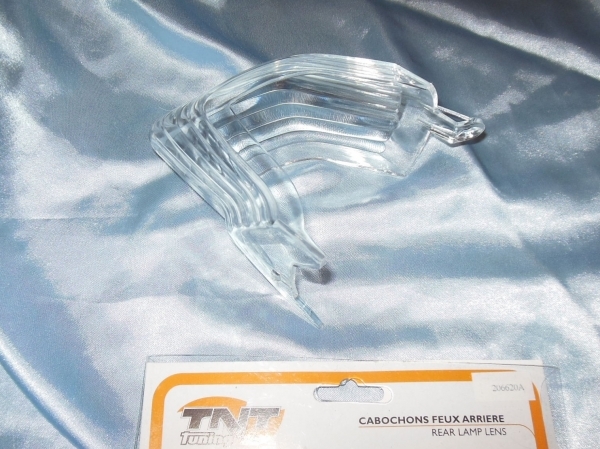 vue Cabochon feu arrière transparent TNT TUNING pour scooter APRILIA SR 2006