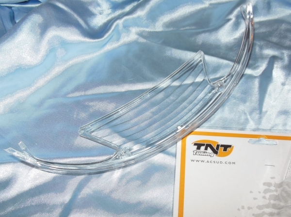 vue Cabochon feu arrière transparent TNT TUNING pour scooter PEUGEOT VIVACITY
