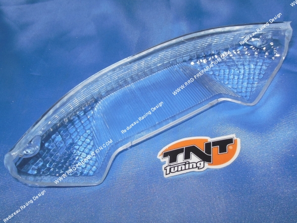 vue Cabochon feu arrière transparent TNT TUNING pour scooter PIAGGIO NRG POWER