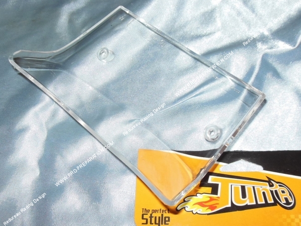 vue Cabochon feu arrière transparent TUN’R pour Booster MBK, YAMAHA après 2004