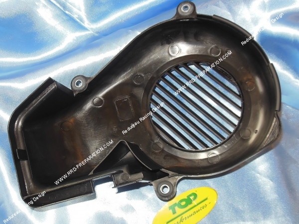 vue Cache moteur, volute de refroidissement TOP PERFORMANCES type origine scooter MINARELLI Vertical (booster, bw's...) avant 2004