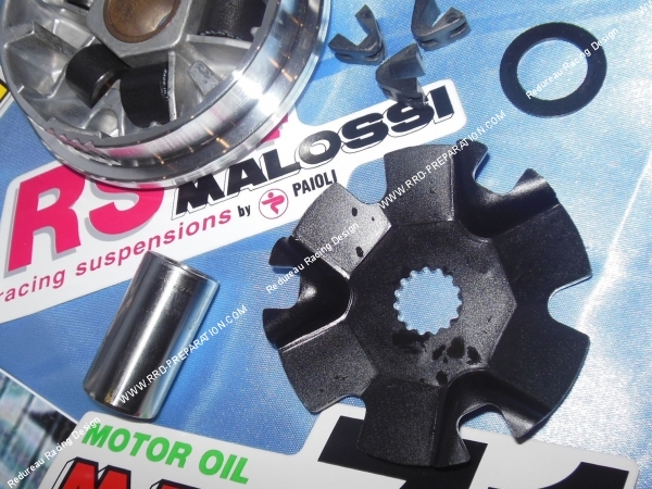 vue calotte Variateur MALOSSI MULTIVAR (variateur, ressort de poussée…) pour SCOOTER et QUAD KEEWAY, DRR, CPI, GENERIC... 50cc