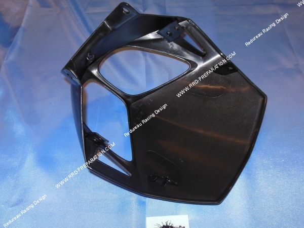vue Carénage, tête de fourche TUN'R pour mécaboite DERBI Senda, DRD Racing... de 2008 à 2011 noir