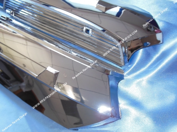 vue Carters, caches moteur FACO chromés pour PEUGEOT 103 SP, MV, MVL, LM...