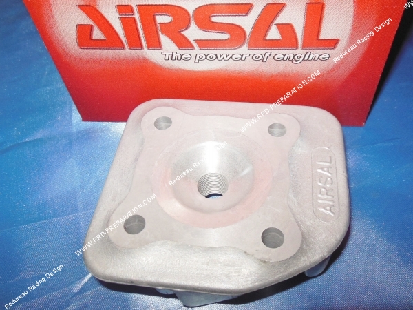vue Culasse AIRSAL Ø47,6mm pour kit 70cc AIRSAL T6 aluminium sur scooter KEEWAY, CPI,...