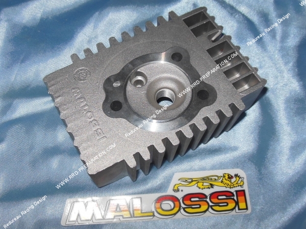 vue Culasse MALOSSI Ø46,5mm pour kit 70cc fonte sur PIAGGIO CIAO, BRAVO, BOSS, GRILLO, SI... 