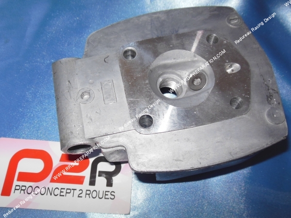 vue Culasse P2R haute compression avec décompresseur pour kit 50cc Ø39mm sur MOTOBECANE AV7  MBK 40, 50... Nouveau modèle
