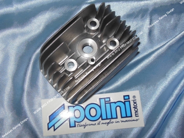 vue Culasse POLINI Ø46mm pour kit 70cc fonte sur PIAGGIO CIAO, PX, BOXER...