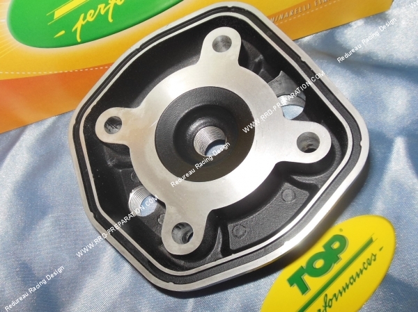 vue Culasse pour kit 50cc TOP PERFORMANCES  DR noir DERBI euro 1 & 2