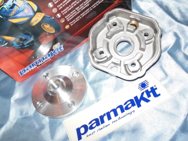 vue Culasse à plot complète pour kit PARMAKIT 80cc Ø50mm aluminium sur DERBI euro 3