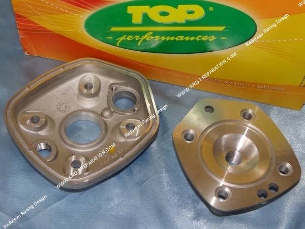 vue Culasse à plot complète pour kit TOP PERFORMANCES 80cc Ø50mm fonte sur DERBI euro 3