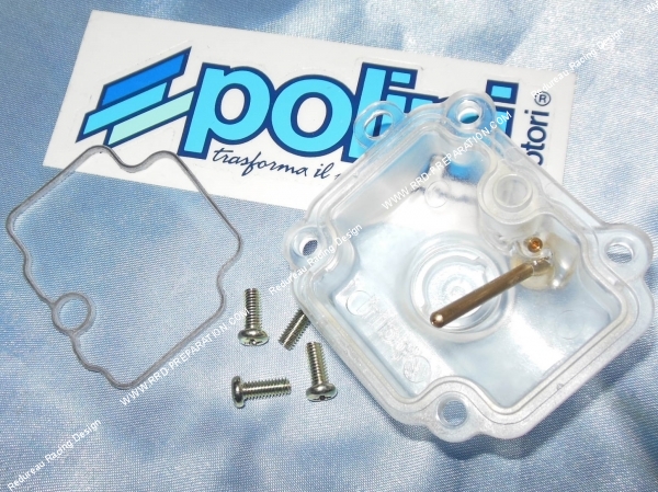 vue Cuve transparente avec vis et joint pour carburateur POLINI CP