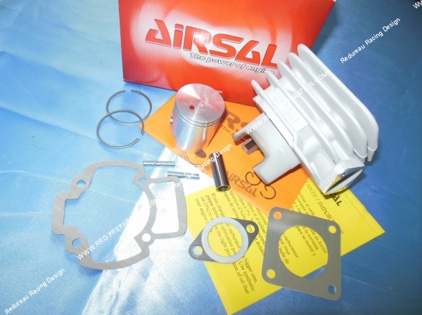 vue Cylindre - piston sans culasse 50cc Ø40mm AIRSAL aluminium bi-segment PIAGGIO  GILERA Air (Typhoon, NRG...)