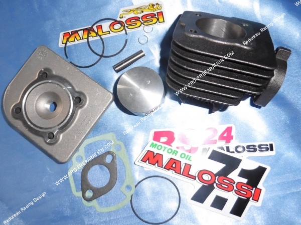 vue cylindre Kit 70cc Ø47mm MALOSSI fonte sur scooter SUZUKI Air (Address, Katana...)