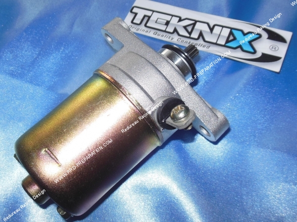 vue Démarreur TEKNIX électrique pour scooter KYMCO agility, people 50cc 4 temps