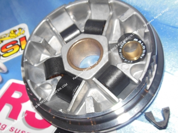 vue demi poulie Variateur MALOSSI MULTIVAR (variateur, ressort de poussée…) pour SCOOTER et QUAD KEEWAY, DRR, CPI, GENERIC... 50cc