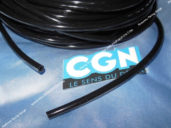 vue Durite d'huile CGN Ø2X4mm noir (30cm) pour pompe à huile