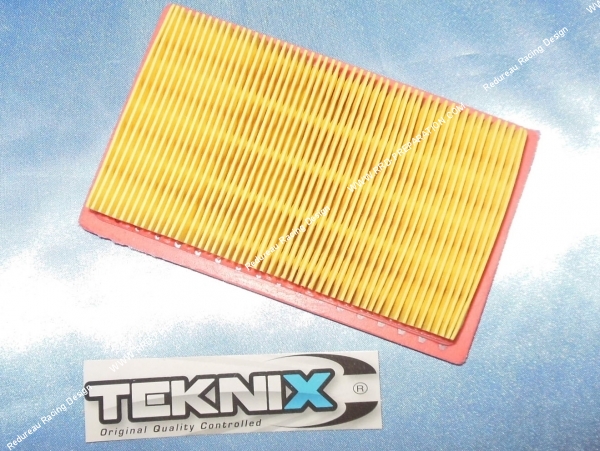 vue Filtre à air TEKNIX Type origine pour APRILIA RS4 50cc, RS3 50cc et 125cc, DERBI GPR 50cc, DRD 50cc...